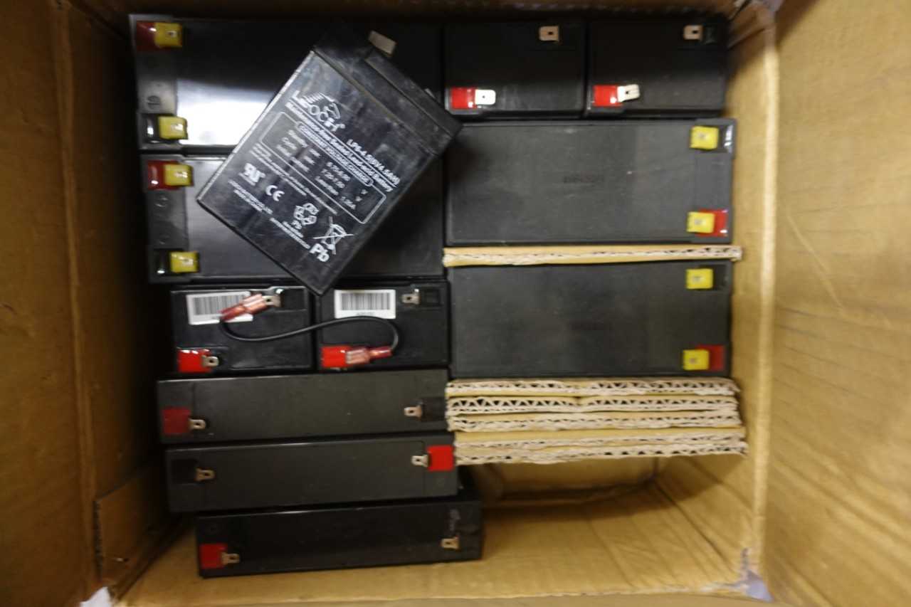 PALLET OF ASSORTED BATTERIES - HAND TOOLS