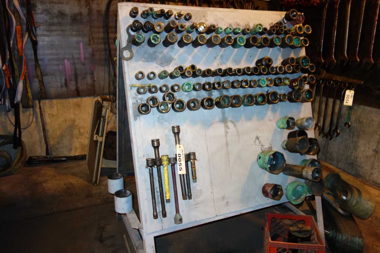 WALL OF ASSORTED IMPACT 3/4" DRIVE SOCKETS, 1-5/16IN 2-7/8IN - HAND TOOLS