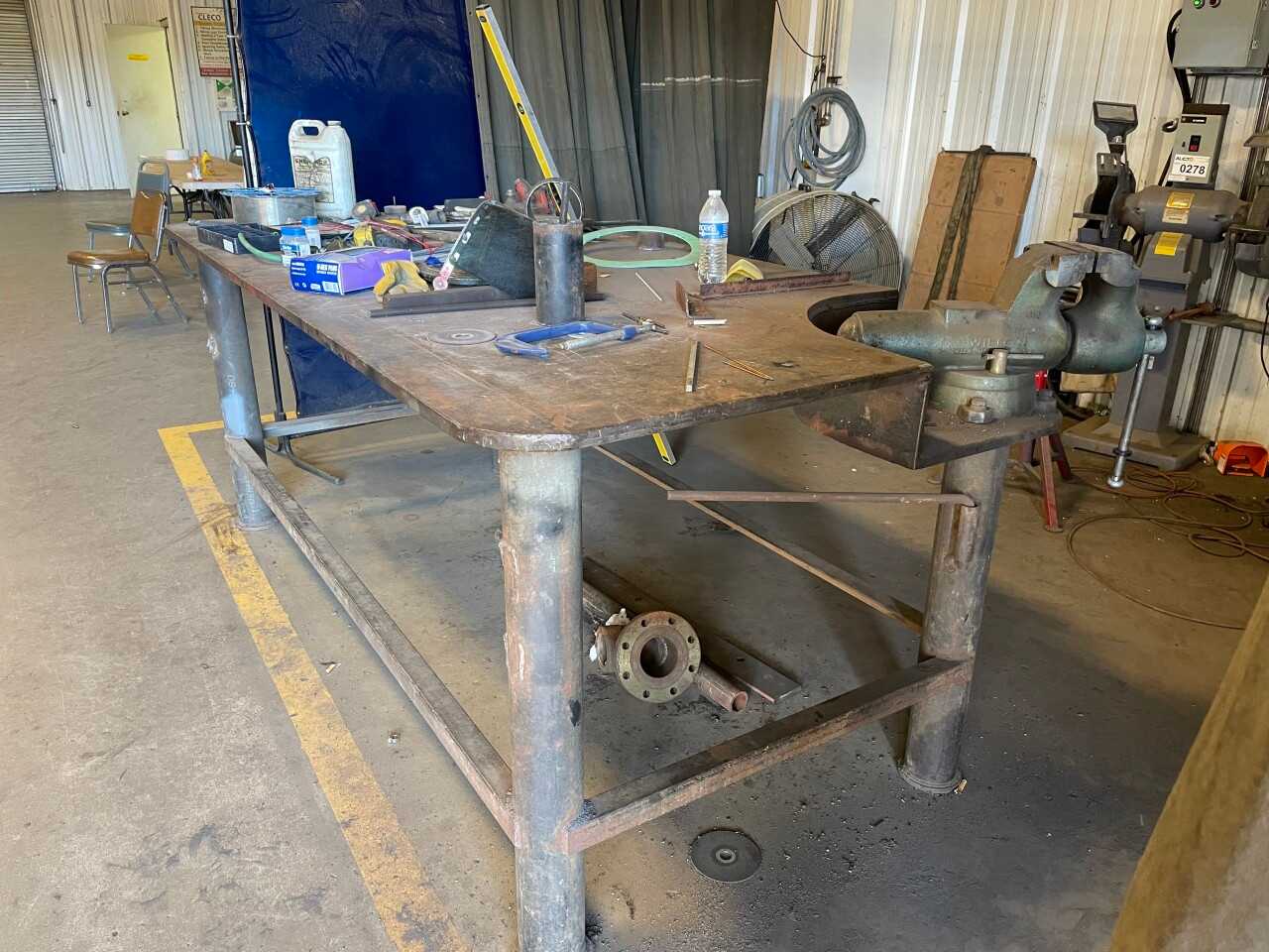 Steel Table with Wilton Vice - MISCELLANEOUS
