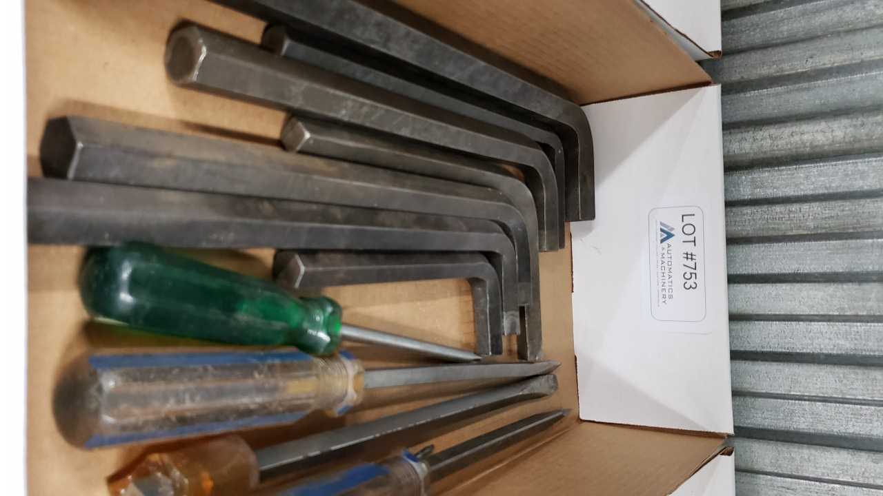 Miscellaneous Allen Wrenches & Screw Drivers - HAND TOOLS Miscellaneous Allen Wrenches & Screw Drivers - HAND TOOLS