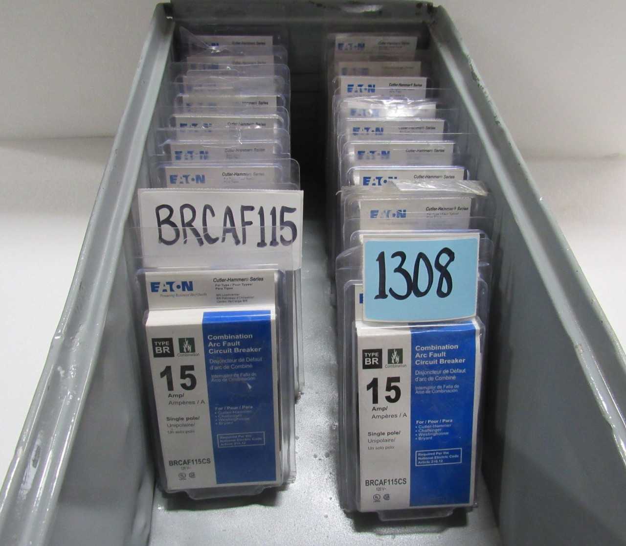 LOT OF EATON RESIDENTAL BREAKERS - MISCELLANEOUS LOT OF EATON RESIDENTAL BREAKERS - MISCELLANEOUS