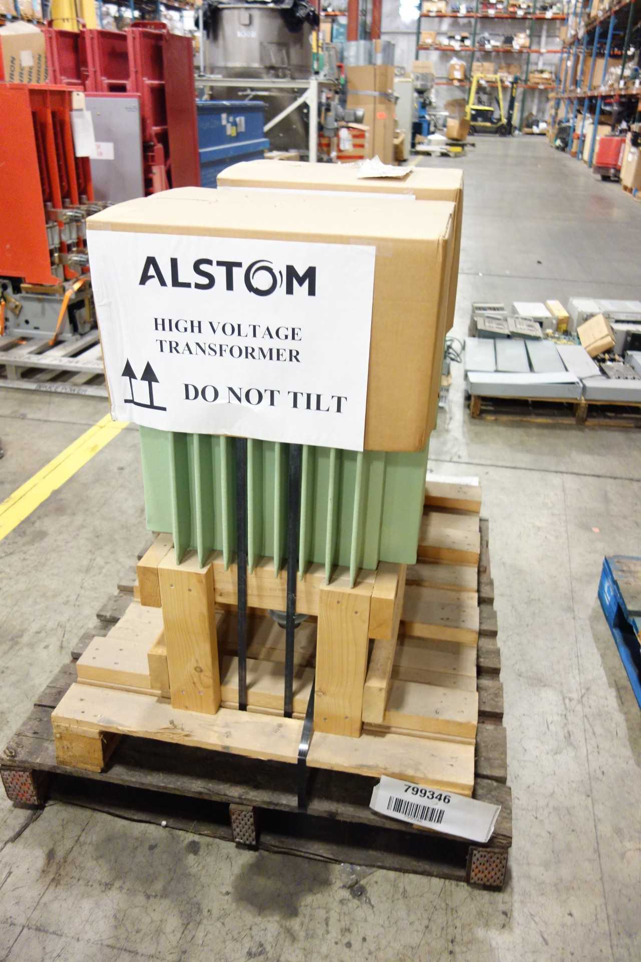 LOT OF 2 ALSTROM HIGH VOLTAGE TRANSFORMERS - CONTROL TRANSFORMERS
