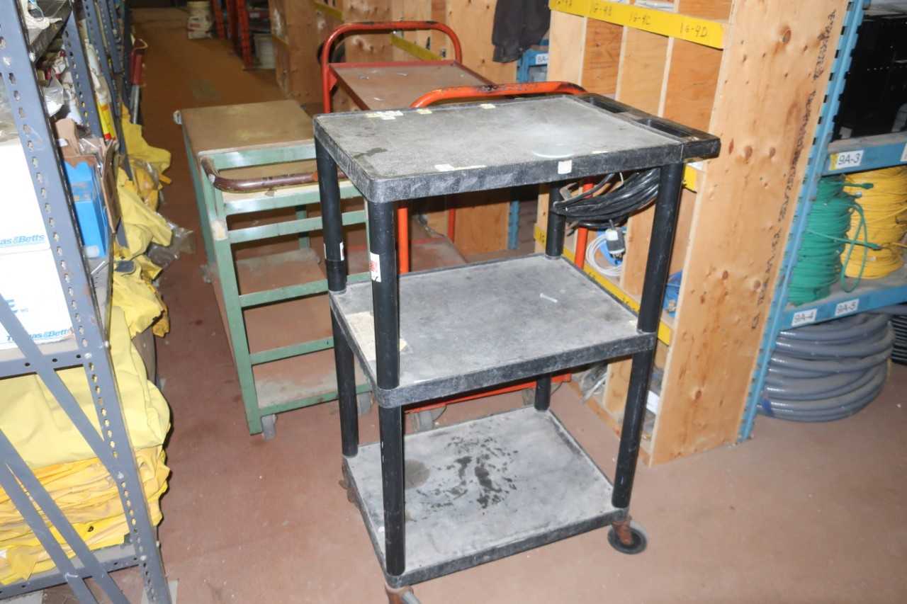 LOT OF 3 CARTS - ROLLING CARTS