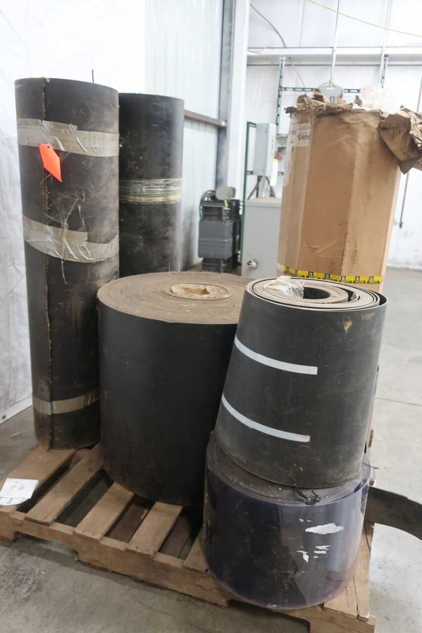 PALLET OF ASSORTED CONVEYOR BELTS - CONVEYORS