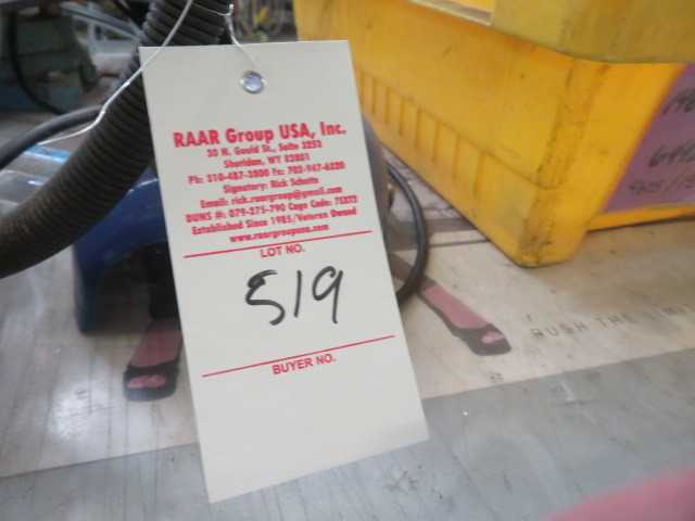 Wilton Vice and aluminum Table on wheels (1) vice, Double End Grinder - MISCELLANEOUS