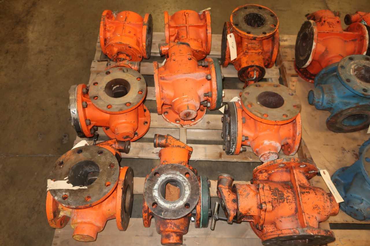 2 PALLETS OF ASSORTED PLUG VALVES 3IN-4IN WKM DEZURIK - PLUG VALVE