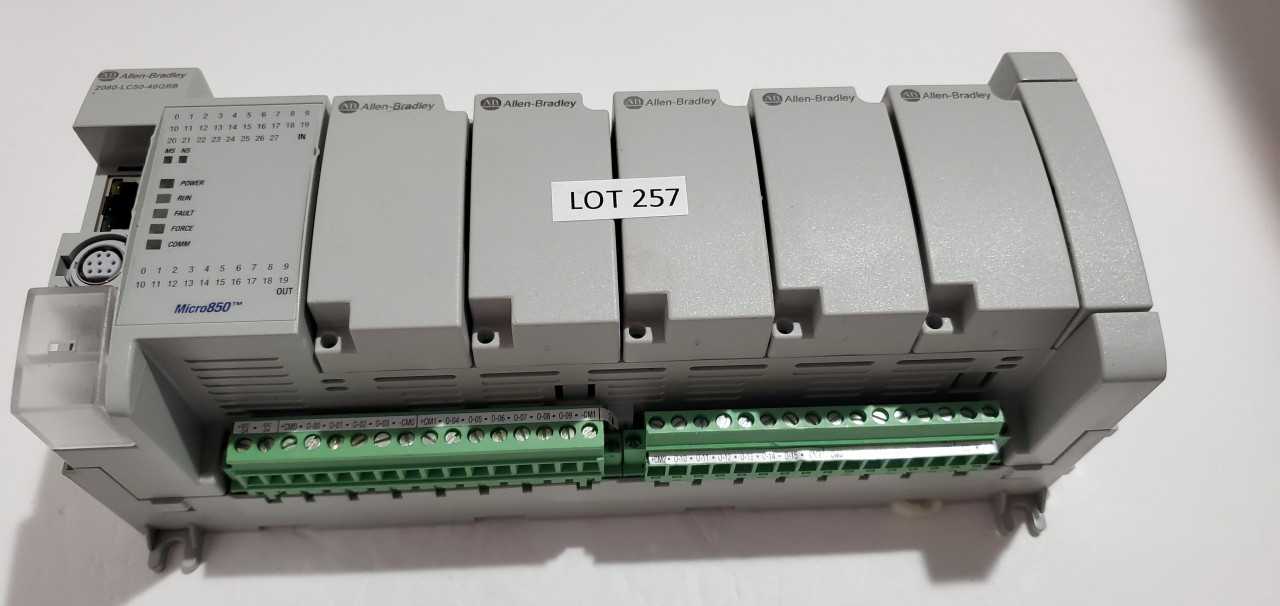 Allen Bradley Micro 850  2080-LC50-48QBB PLC - AUTOMATION & CONTROLS