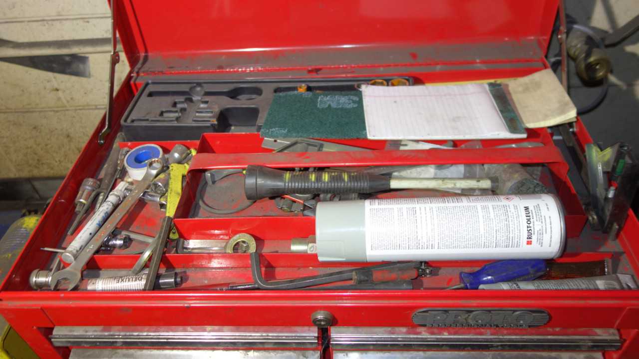 PROTO TOOL BOX WITH TOOLS - MISCELLANEOUS