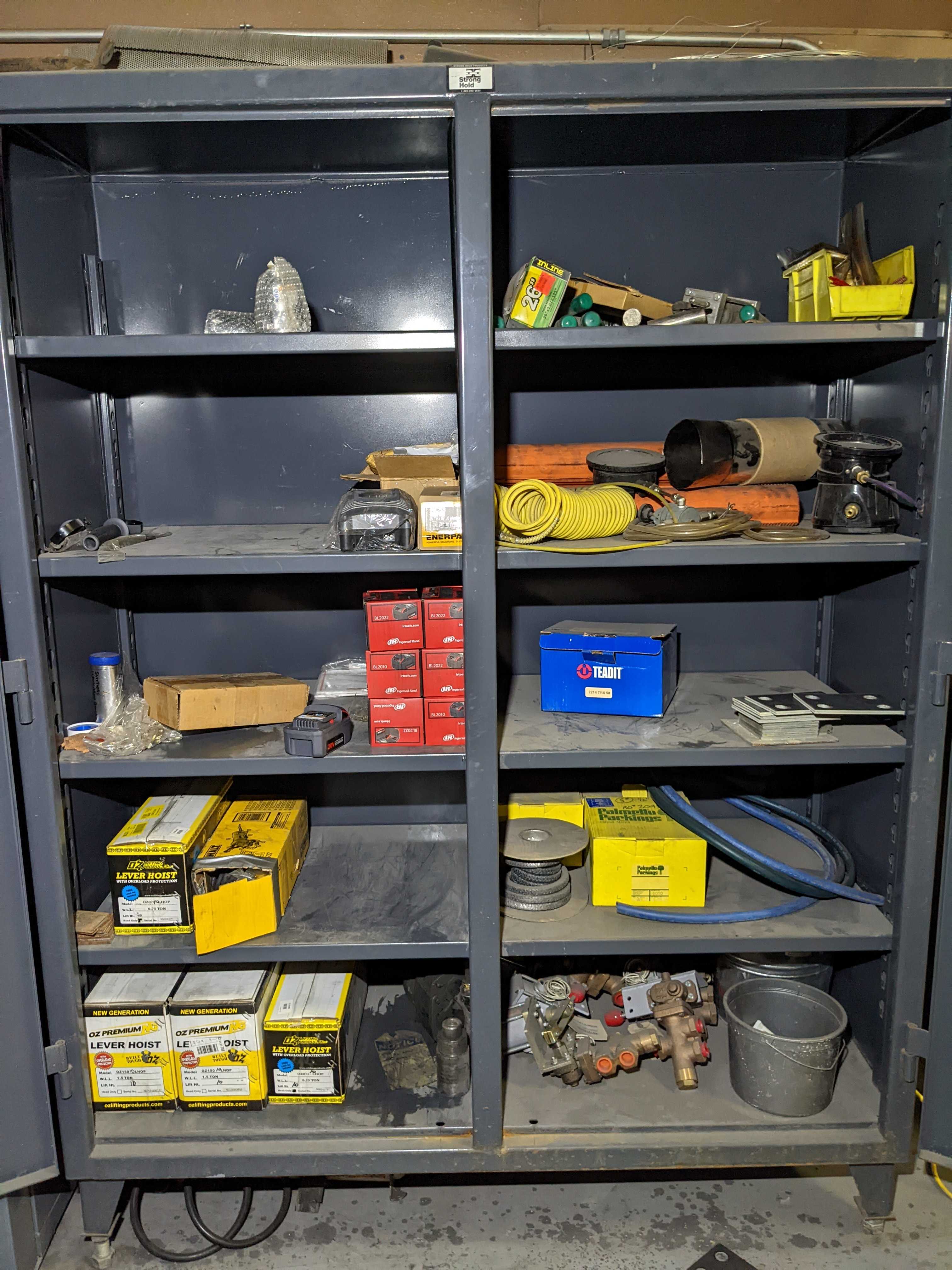 CABINET WITH CONTENTS - INDUSTRIAL PARTS