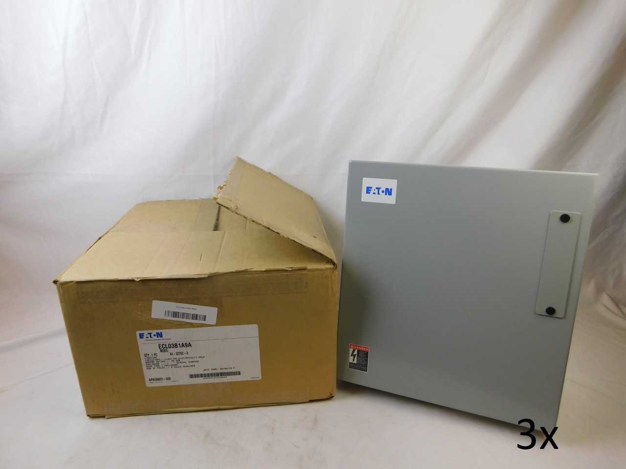 Lot of Quantity 3x ECL03B1A9A Lighting Contactors - LIGHTING