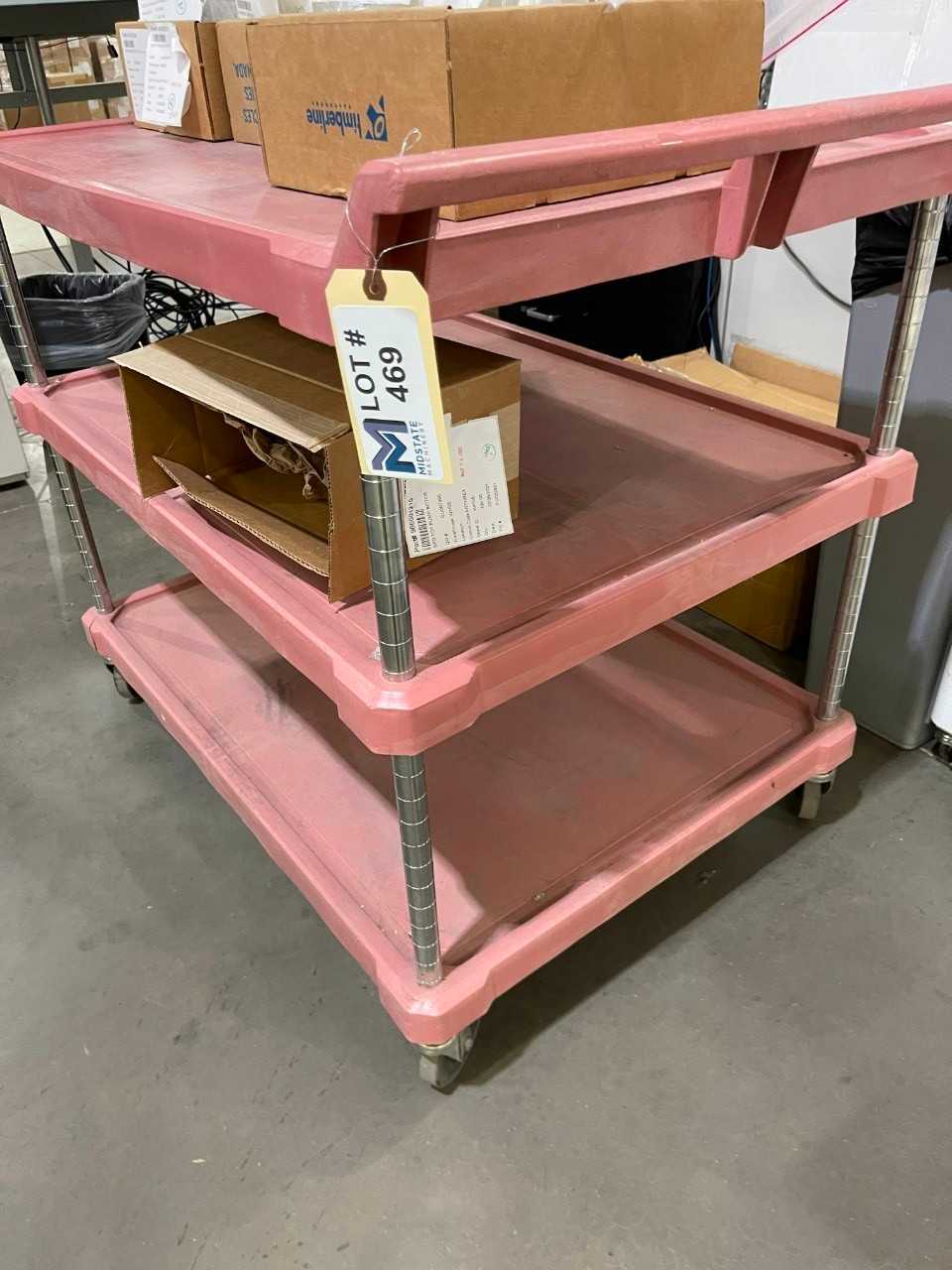 Plastic Rolling Cart No Contents - ROLLING CARTS