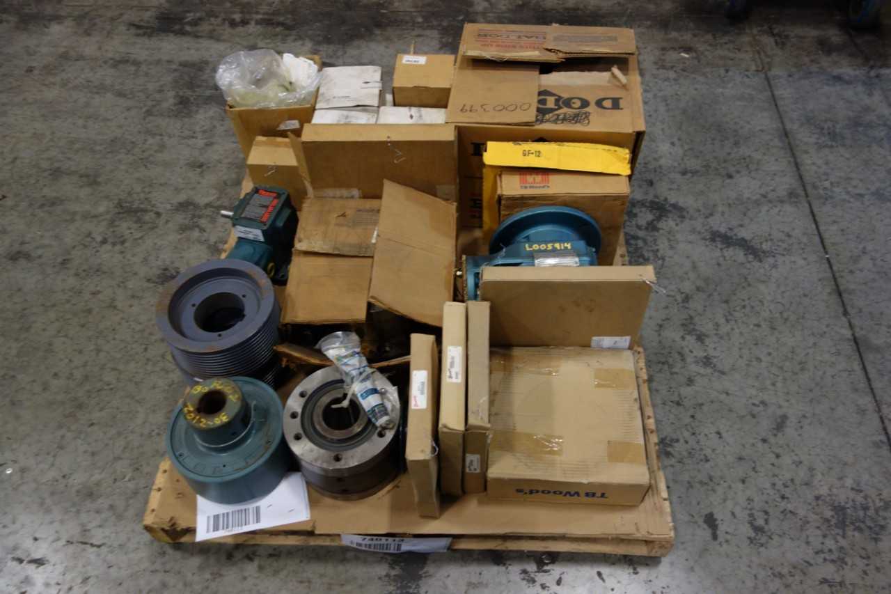 1 PALLET OF ASSORTED LINEAR BEARINGS, TORQUE LIMITERS, WORM GEAR REDUCERS- DODGE, BROWNING - GEAR REDUCERS 1 PALLET OF ASSORTED LINEAR BEARINGS, TORQUE LIMITERS, WORM GEAR REDUCERS- DODGE, BROWNING - GEAR REDUCERS