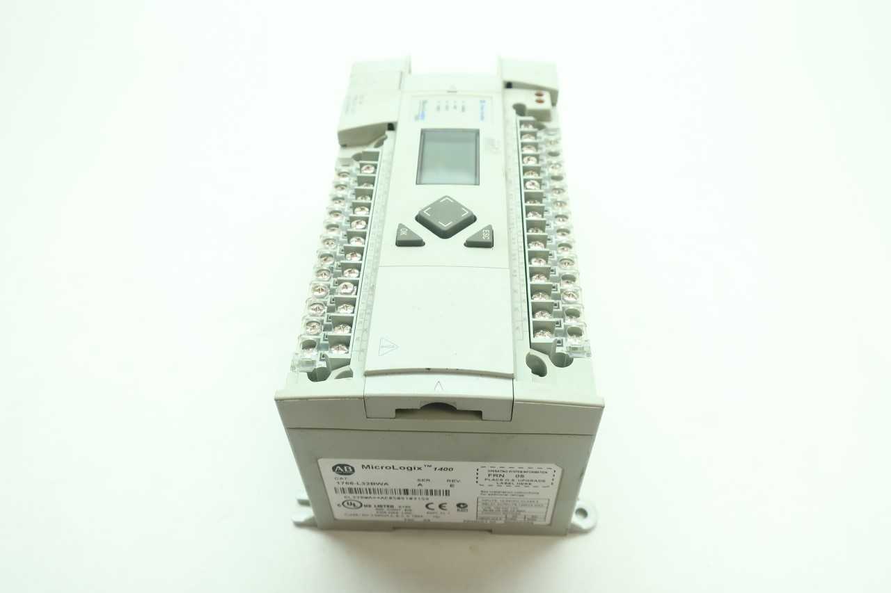 ALLEN BRADLEY 1766L32BWA SER A CONTROLLER MODULE - AUTOMATION & CONTROLS