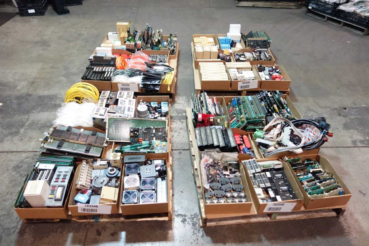 4 PALLETS OF ASSORTED AUTOMATION - INDUSTRIAL PARTS