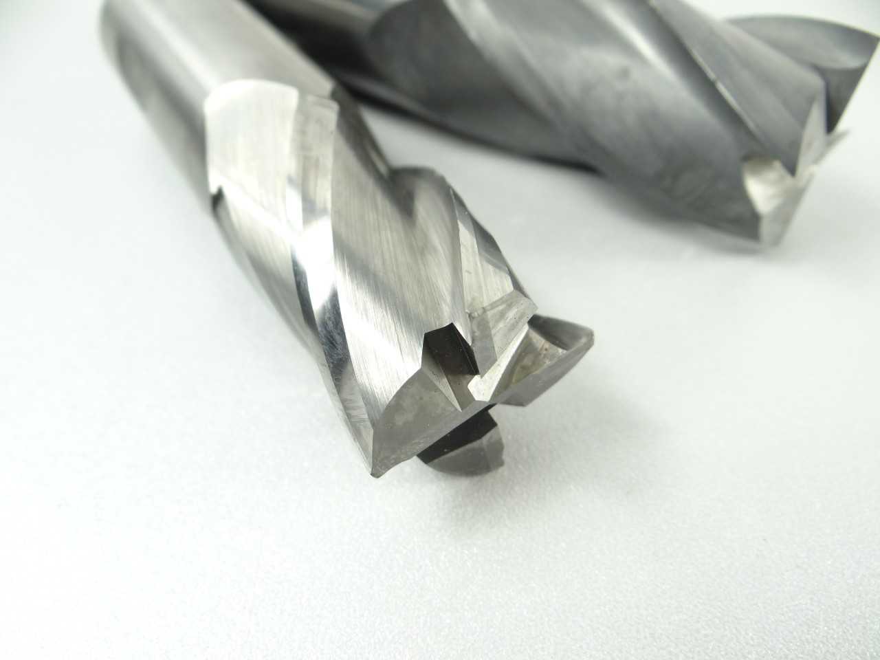 Pair of Solid Carbide 4 Flute End Mills - MACHINING ACCESSORIES & TOOLING