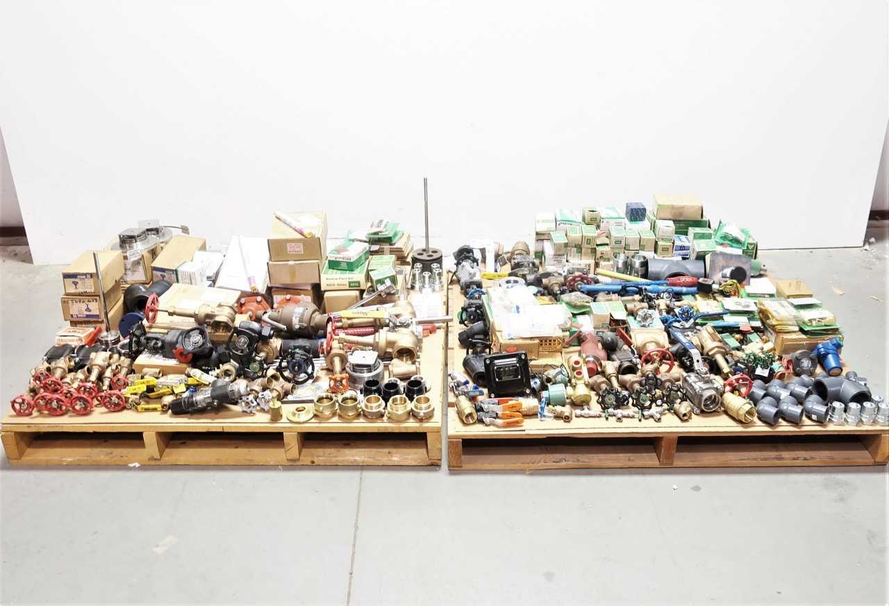 2 PALLETS OF ASSORTED VALVES AND VALVE PARTS - VALVES 2 PALLETS OF ASSORTED VALVES AND VALVE PARTS - VALVES