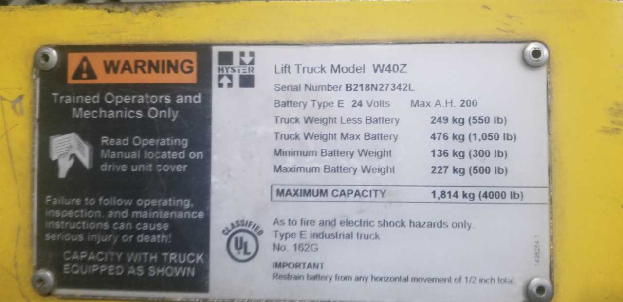 Hyster W40Z walkie pallet jack, Oklahoma City, OK - MANUAL PALLET JACKS