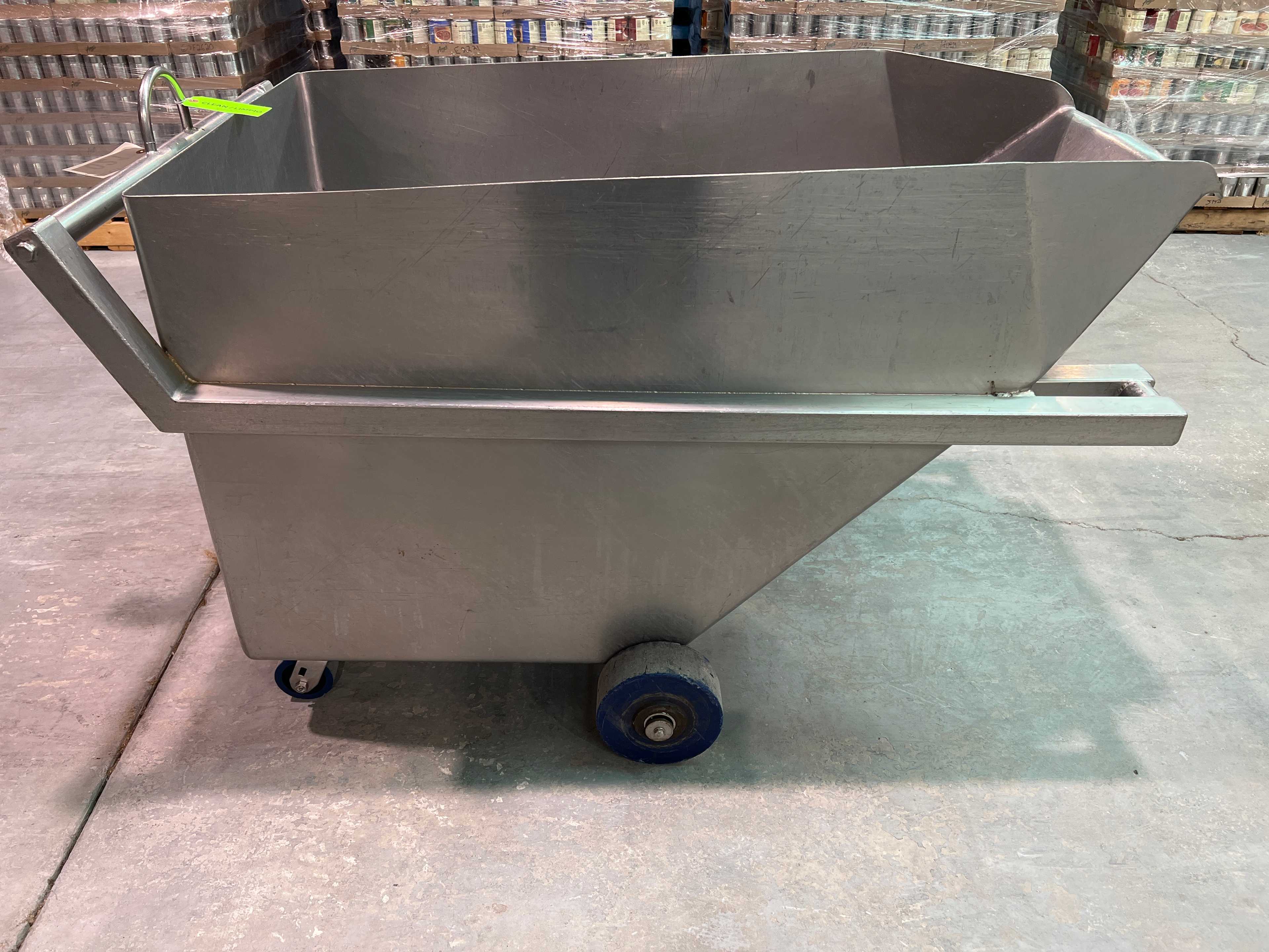 Stainless Steel Dump Cart Hopper