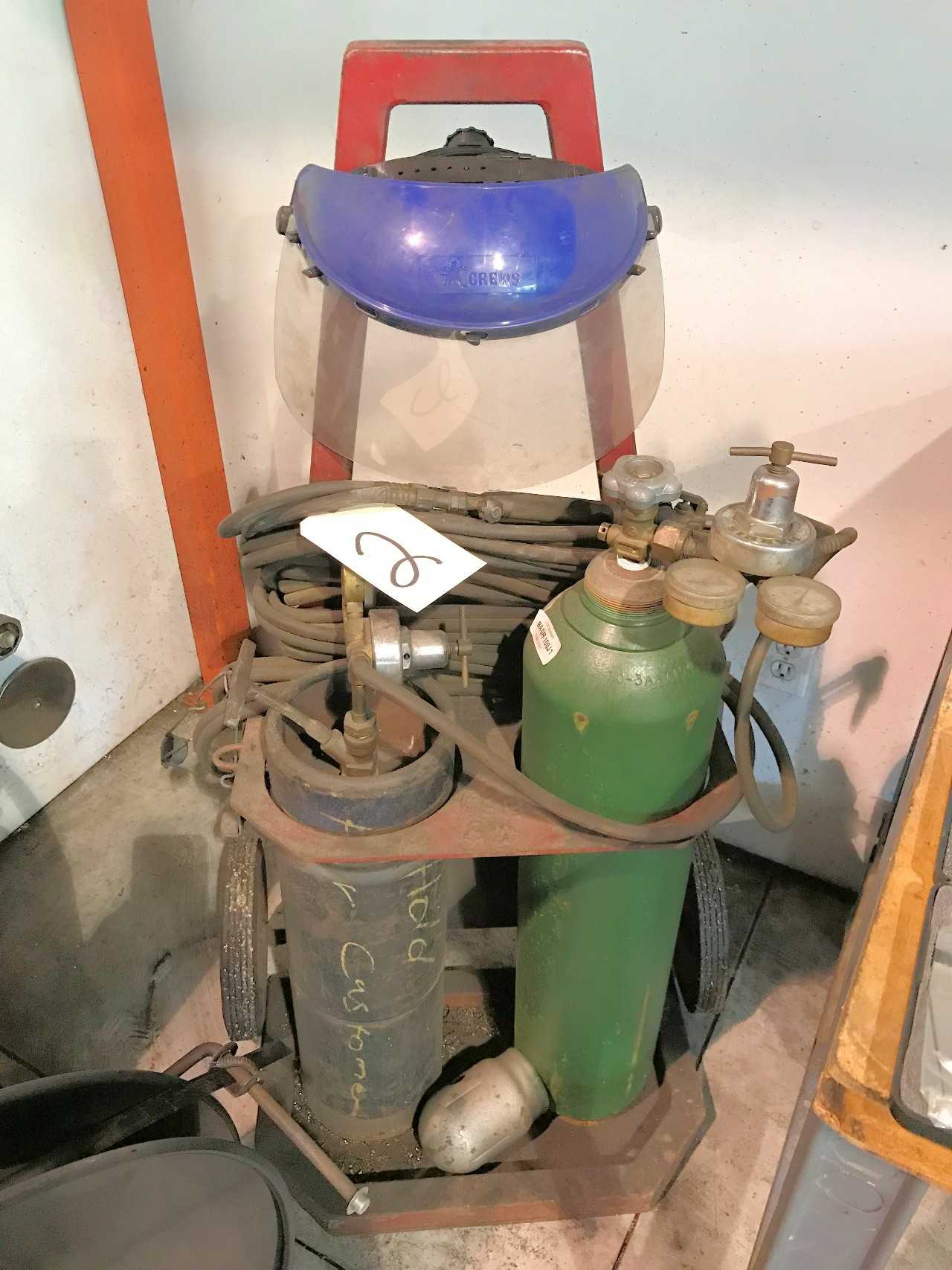 Oxygen/Acetylene Outfit with Tanks and Cart - MISCELLANEOUS