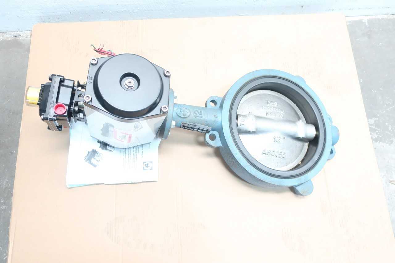 DEZURIK 2049651 PNEUMATIC IRON WAFER 12IN BUTTERFLY VALVE - VALVES