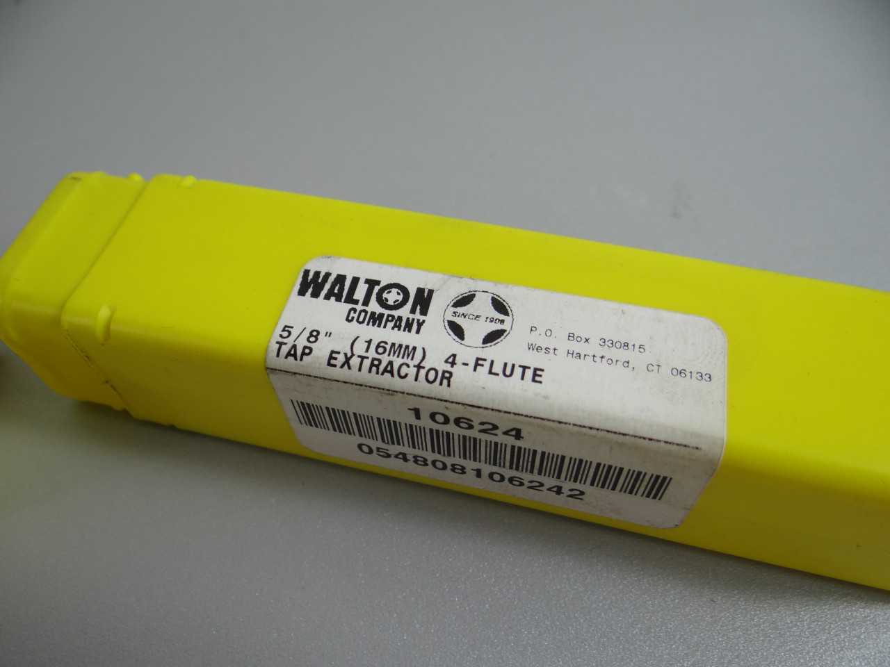 New Lot of 4 Walton Tap Extractors - MACHINING ACCESSORIES & TOOLING