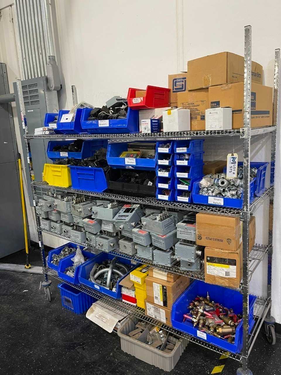 Rolling Rack Without Contents - SHELVING