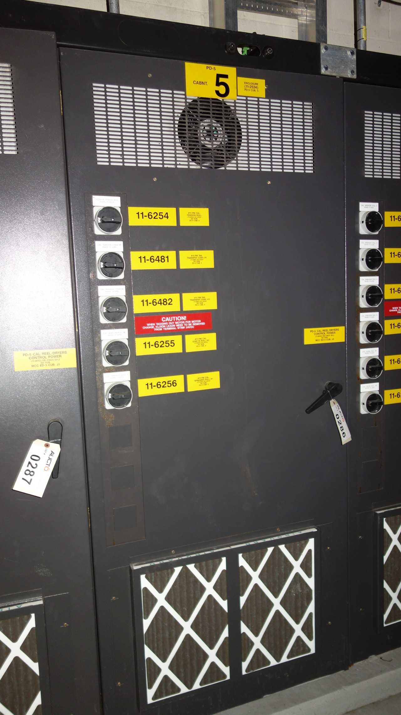 GE INNOVATION SERIES 3VVRJ607CI029 LV AC DRIVE CABINET - MOTOR DRIVES