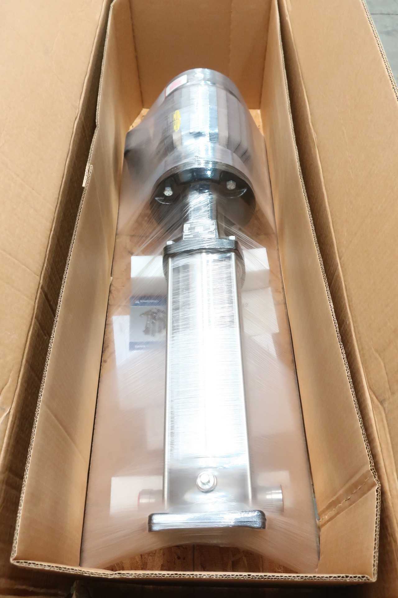 GRUNDFOS CRN5-15 A-P-G-U-HQQV STAINLESS 30.38GPM 5HP 460V-AC VERTICAL PUMP - ELECTRIC MOTORS