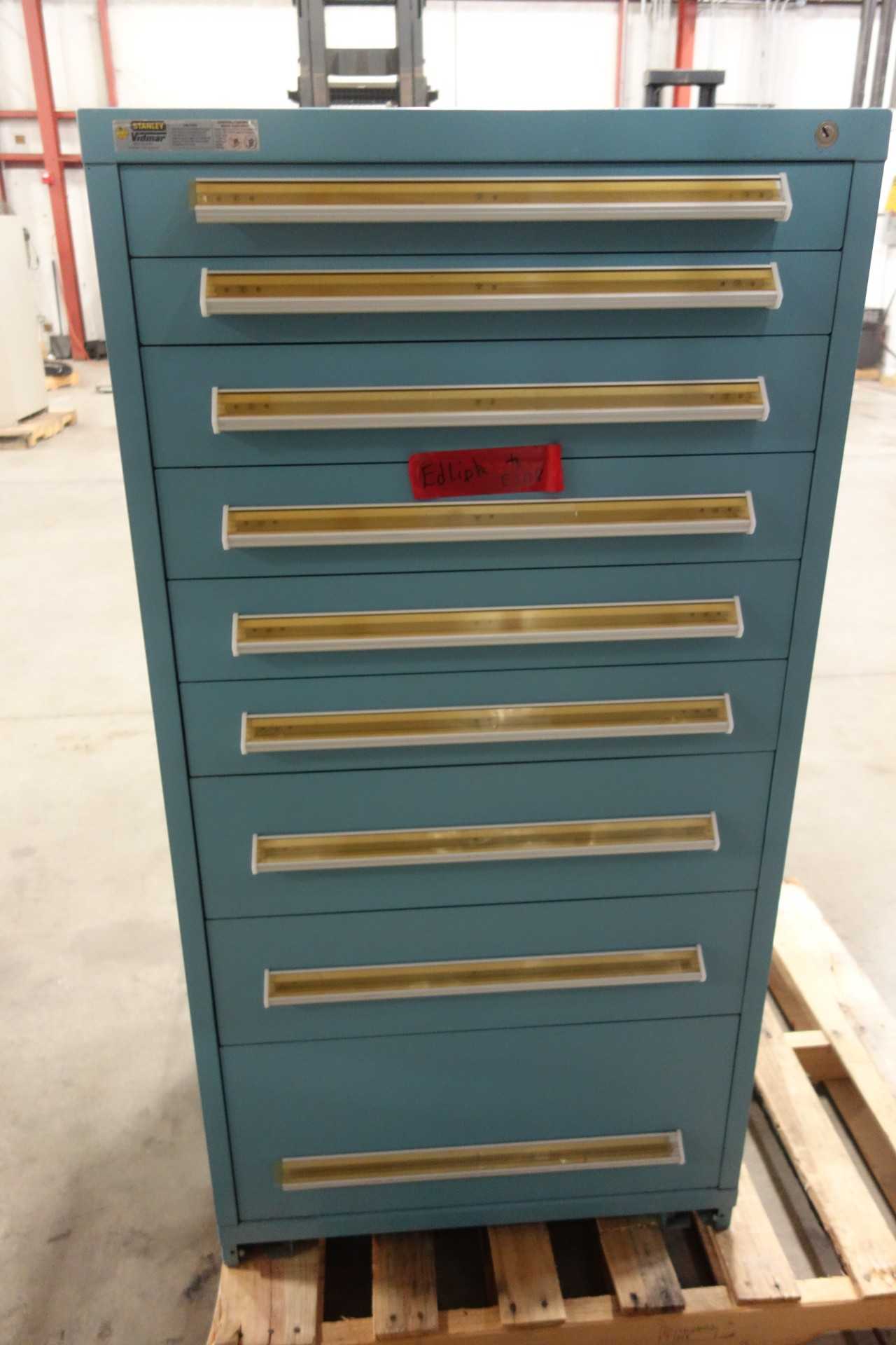 STANLEY VIDMAR 9 DRAWER TOOL CABINET - TOOL STORAGE