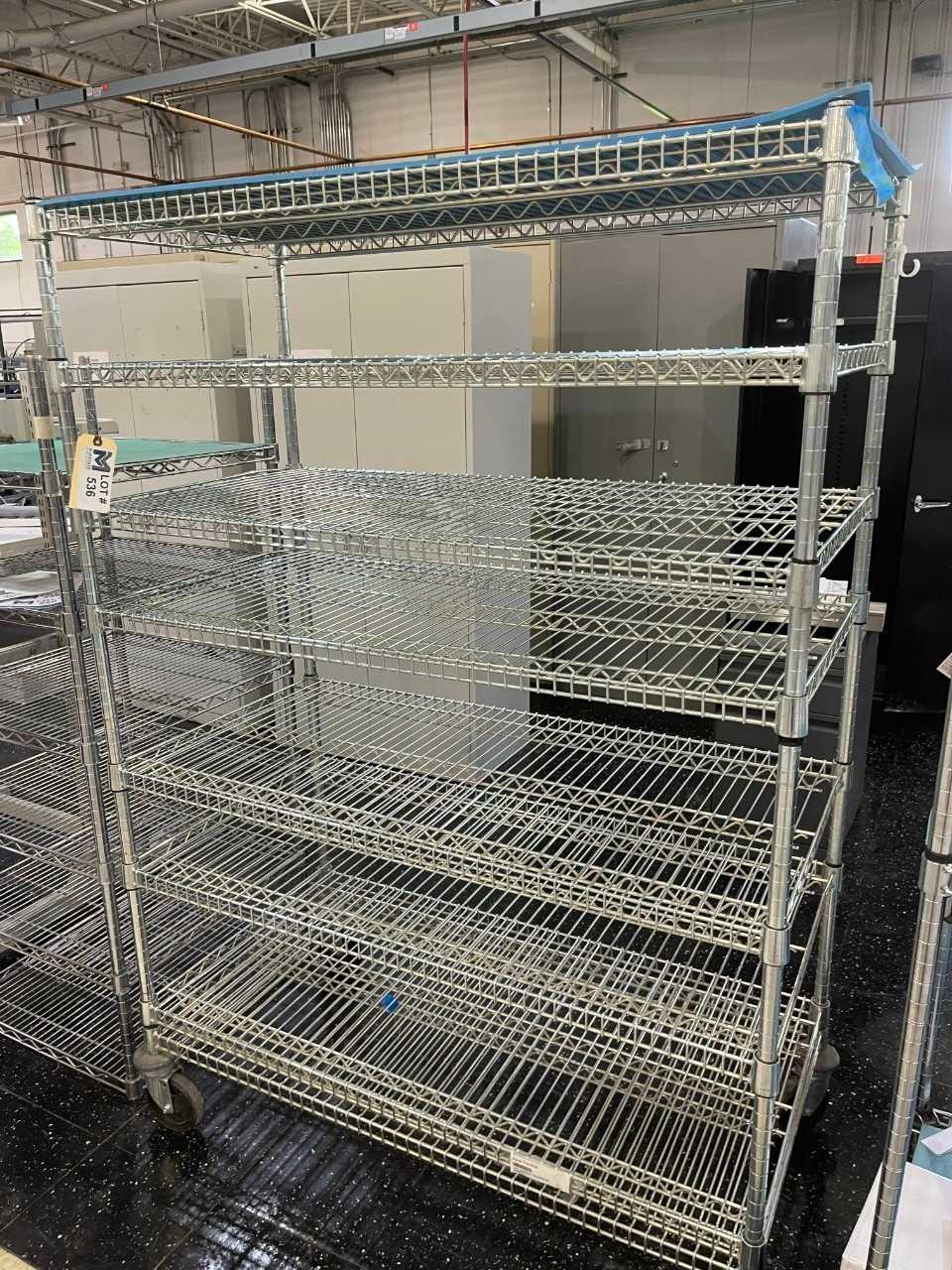 Rolling Rack Without Contents - SHELVING