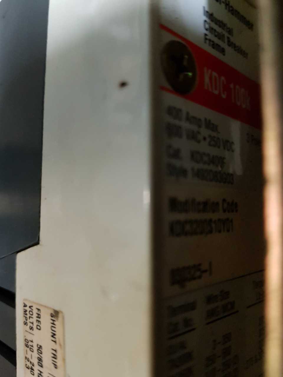 Cutler Hammer KDC 100 Circuit Breaker - CIRCUIT BREAKERS