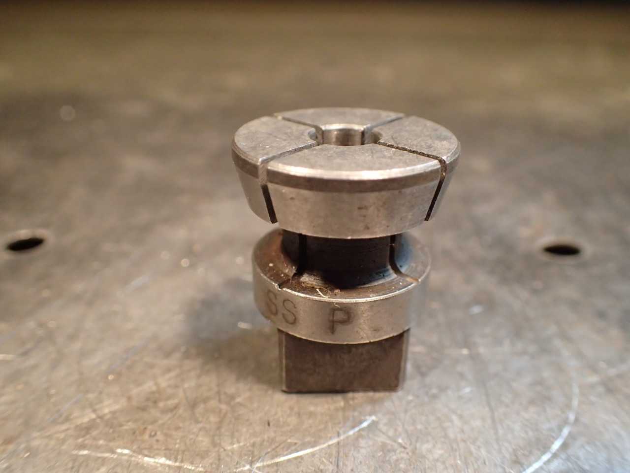 Ziegler 3LX-312C Square Drive Tap Collet: 1/8" ssP FL Tool 3-TC-312 TA3-312C LX2 - HOLEMAKING TOOLS