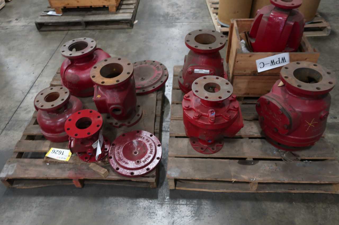 2 PALLETS OF ASSORTED VIKING ALARM VALVES 4IN-6IN - VALVES