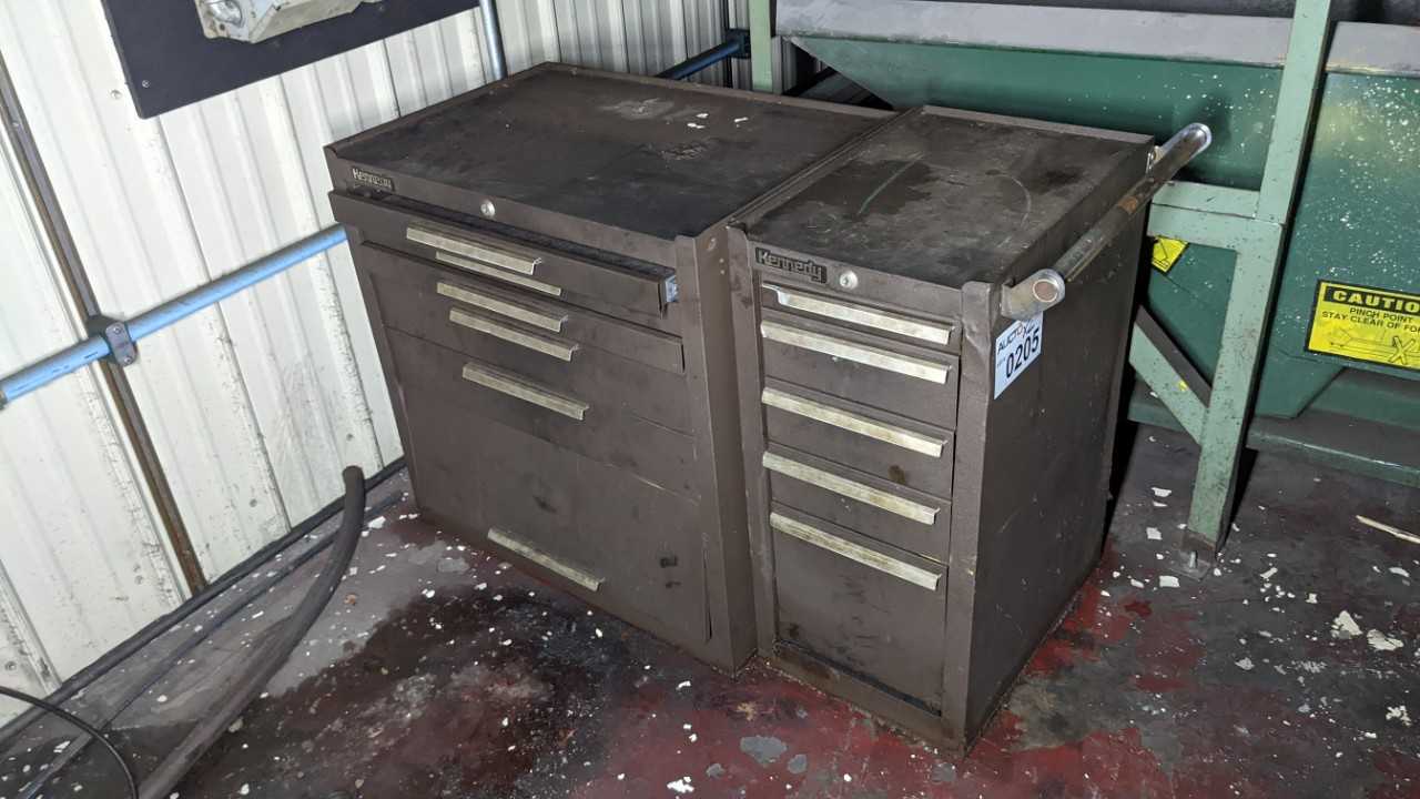 Lot of 2 Kennedy tool boxes - TOOL STORAGE