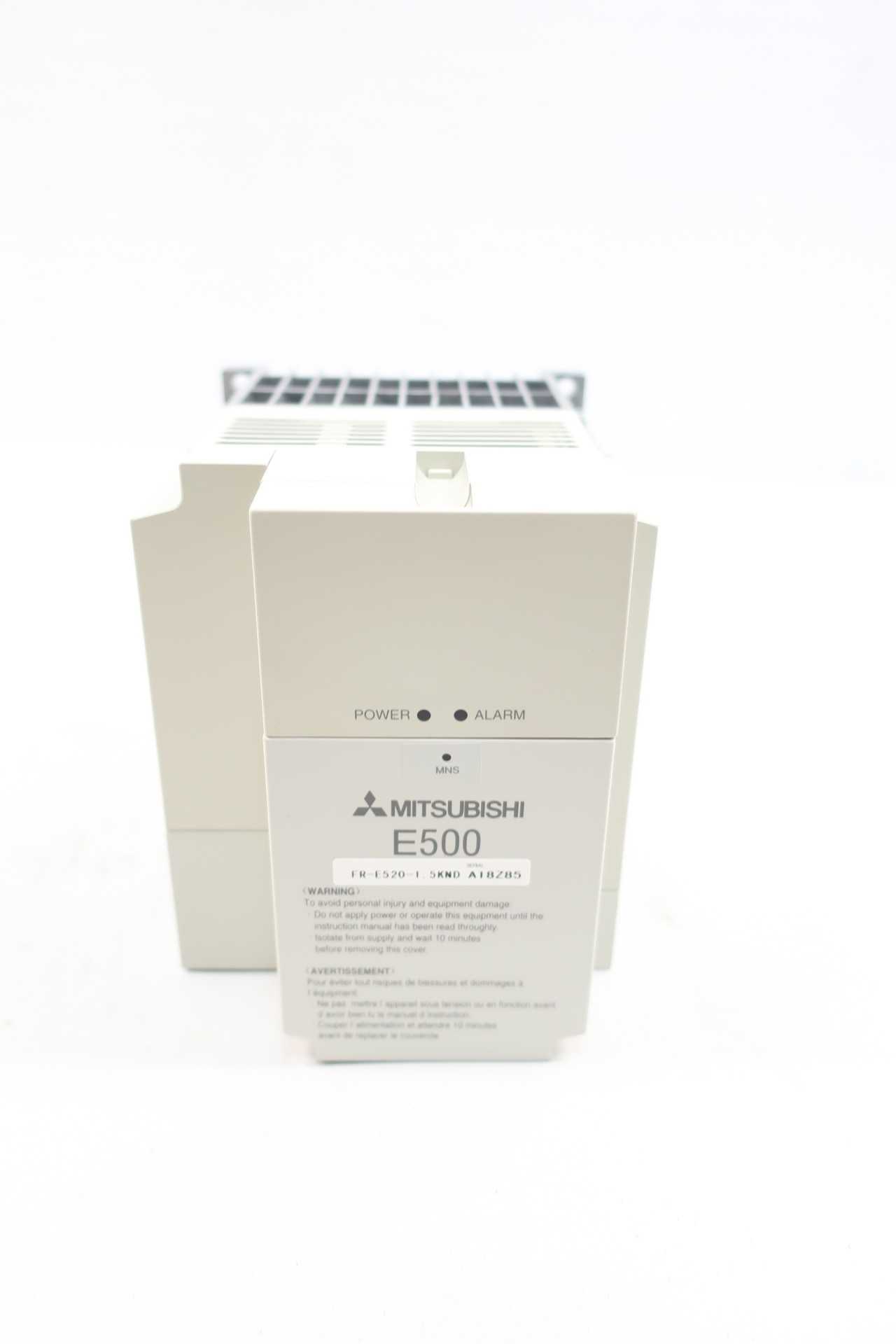 MITSUBISHI FR-E520-1.5KND E500 INVERTER 200-240V-AC 0.2-400HZ 200-240V-AC 2HP AC VFD DRIVE - MOTOR DRIVES