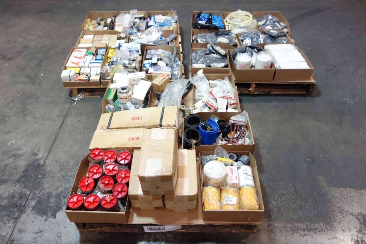 3 PALLETS OF ASSORTED MANUFACTURING EQUIPMENT - HAND TOOLS