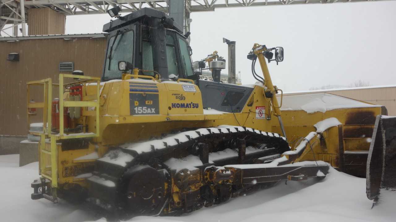 KOMATSU 155AX CRAWLER DOZER 12877.1 HOURS - CONSTRUCTION EQUIPMENT