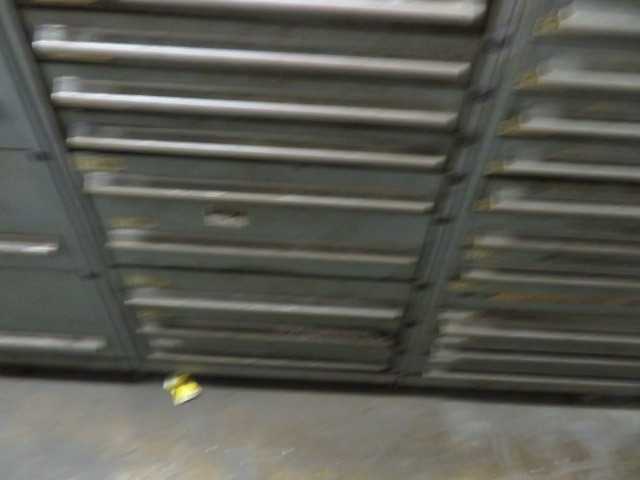 9 Drawer Stanley Vidmar and contents - MISCELLANEOUS