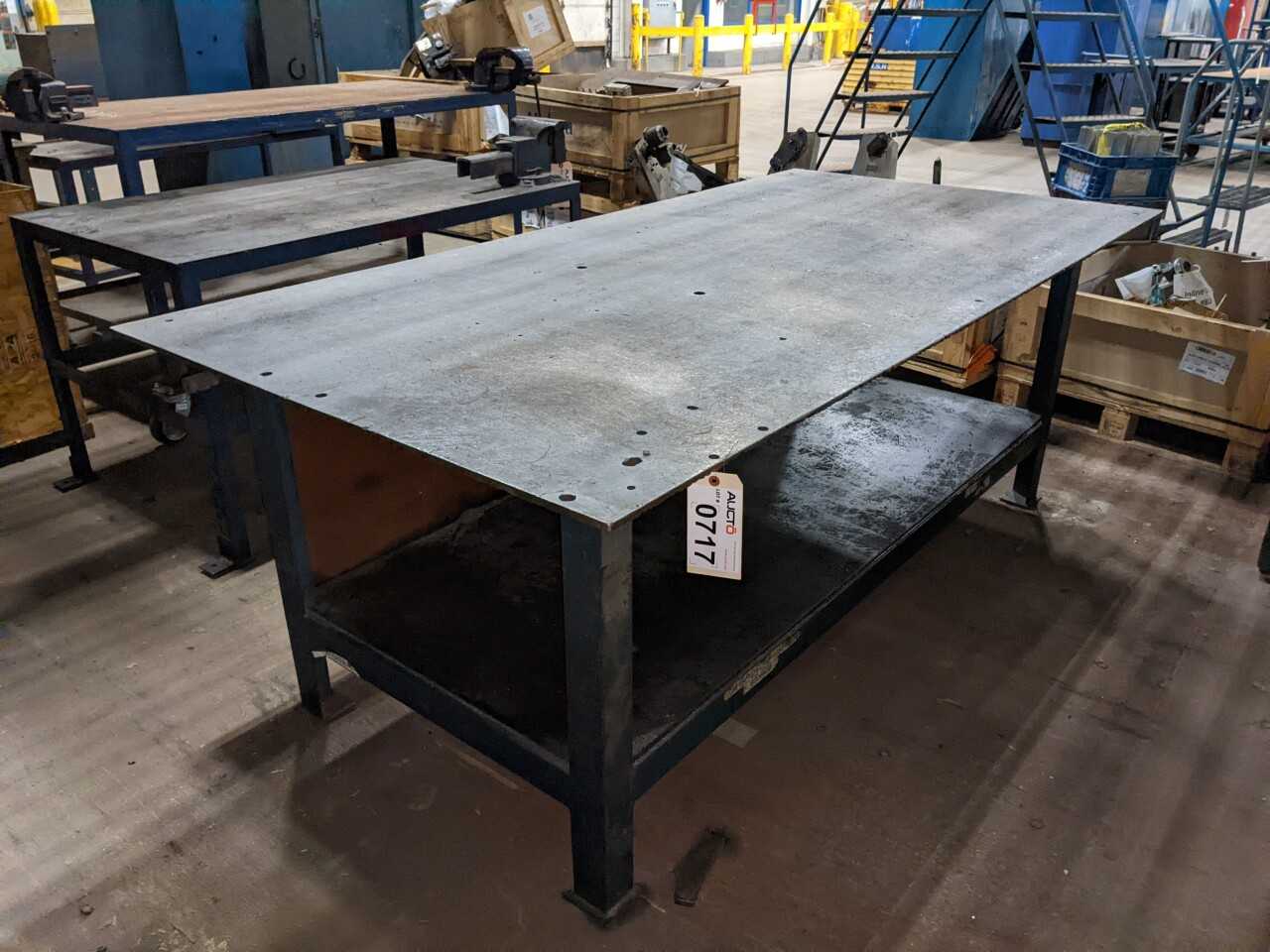 INDUSTRIAL STEEL WORK TABLE - PLANT & FACILITY EQUIPMENT