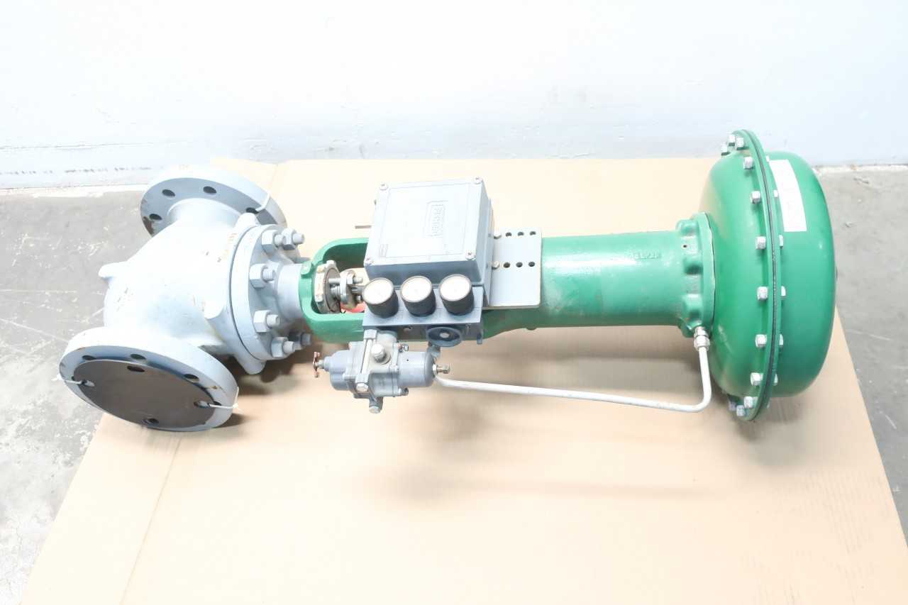 FISHER TYPE ET PNEUMATIC TYPE 667 STEEL TYPE 3582G 4IN CONTROL VALVE - CONTROL VALVE