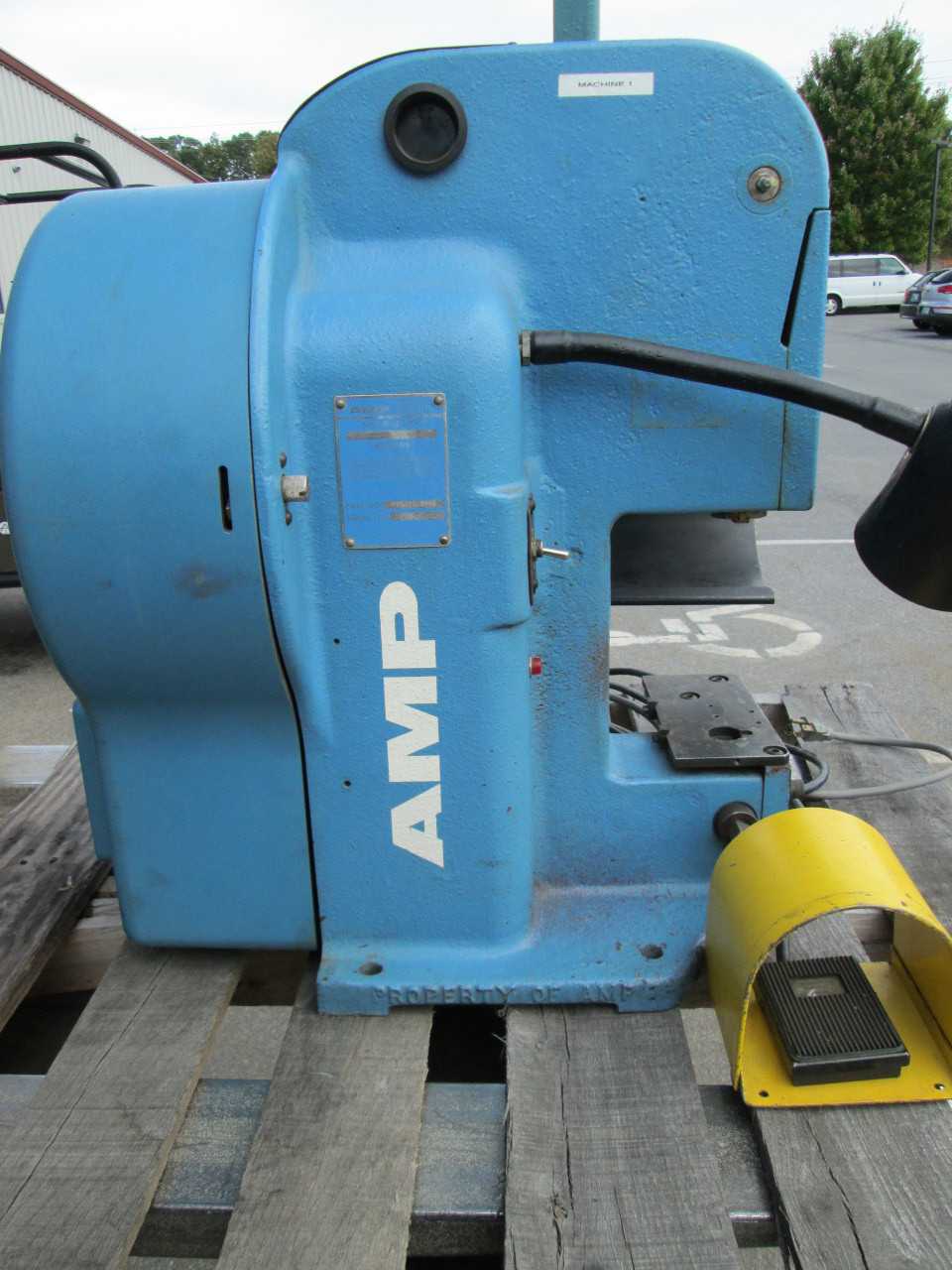 AMP Amp-O-Lectric K Press  Wire Terminating Crimper Machine - PROCESS EQUIPMENT