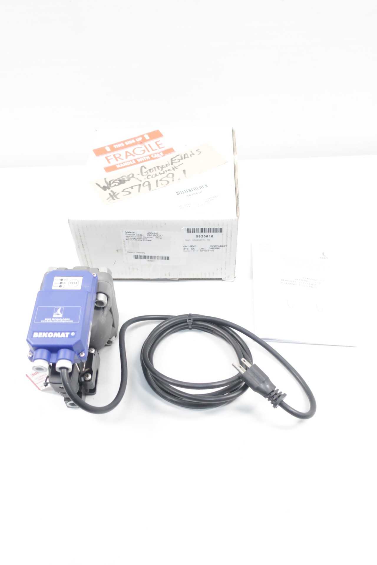 BEKO BM13COPN40 BEKOMAT CONDENSATE DRAIN 115V-AC OTHER PNEUMATIC TOOL - PNEUMATIC POWER TOOL BEKO BM13COPN40 BEKOMAT CONDENSATE DRAIN 115V-AC OTHER PNEUMATIC TOOL - PNEUMATIC POWER TOOL