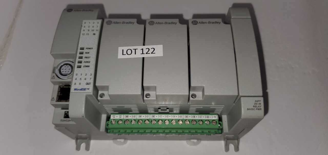 Allen Bradley Micro 830 2080-LC30-24QWB PLC - AUTOMATION & CONTROLS