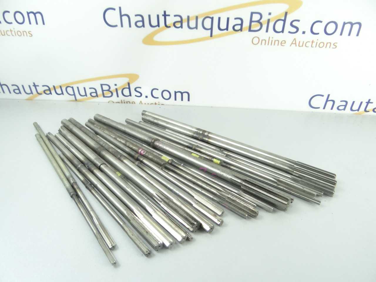 Large Lot of Custom Shank HSS Chucking Reamers - MISCELLANEOUS