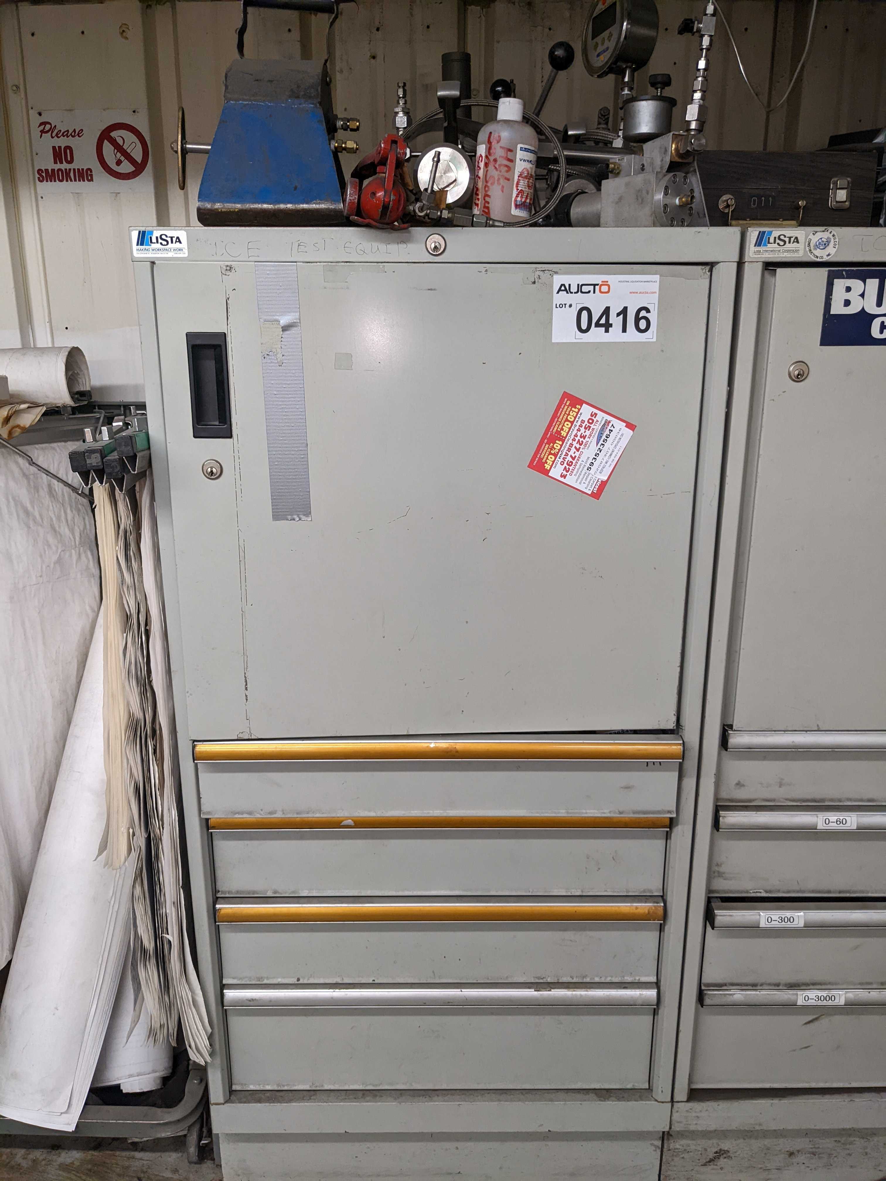 CABINET AND CONTENTS - INSTRUMENTATION