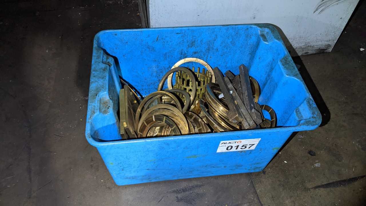 Scrap brass in tote - PROCESS EQUIPMENT Scrap brass in tote - PROCESS EQUIPMENT