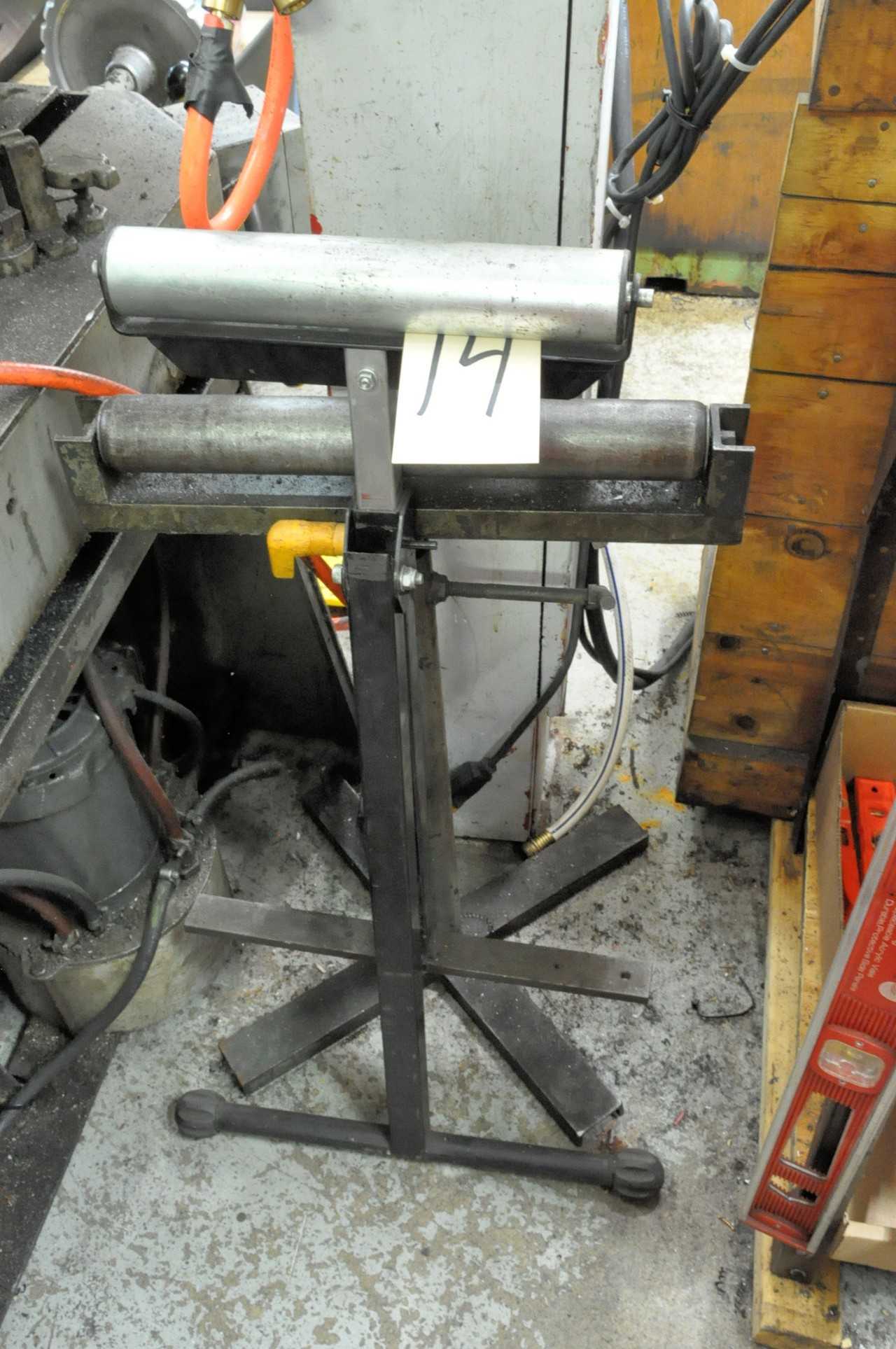 Lot-(2) Single Roller Stock Roller Feed Stands - MISCELLANEOUS