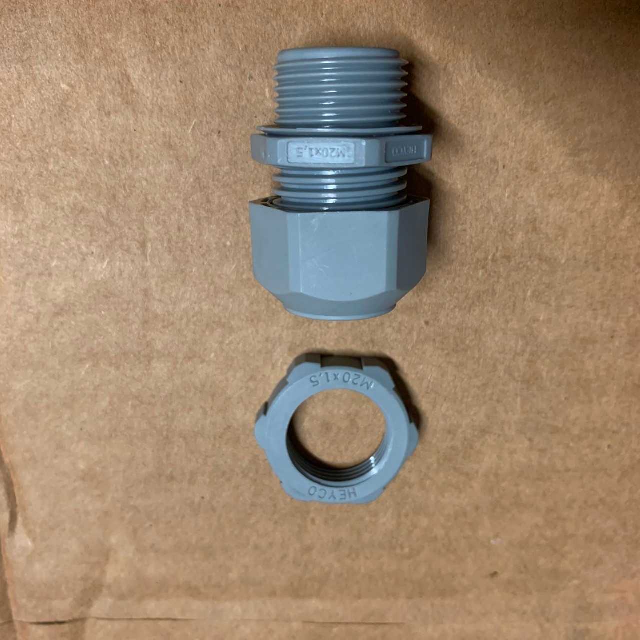 New - Lot of 1500 - Heyco M4341 M20 Liquid Tight Cord Grip with M9135 Nut - ELECTRICAL COMPONENTS