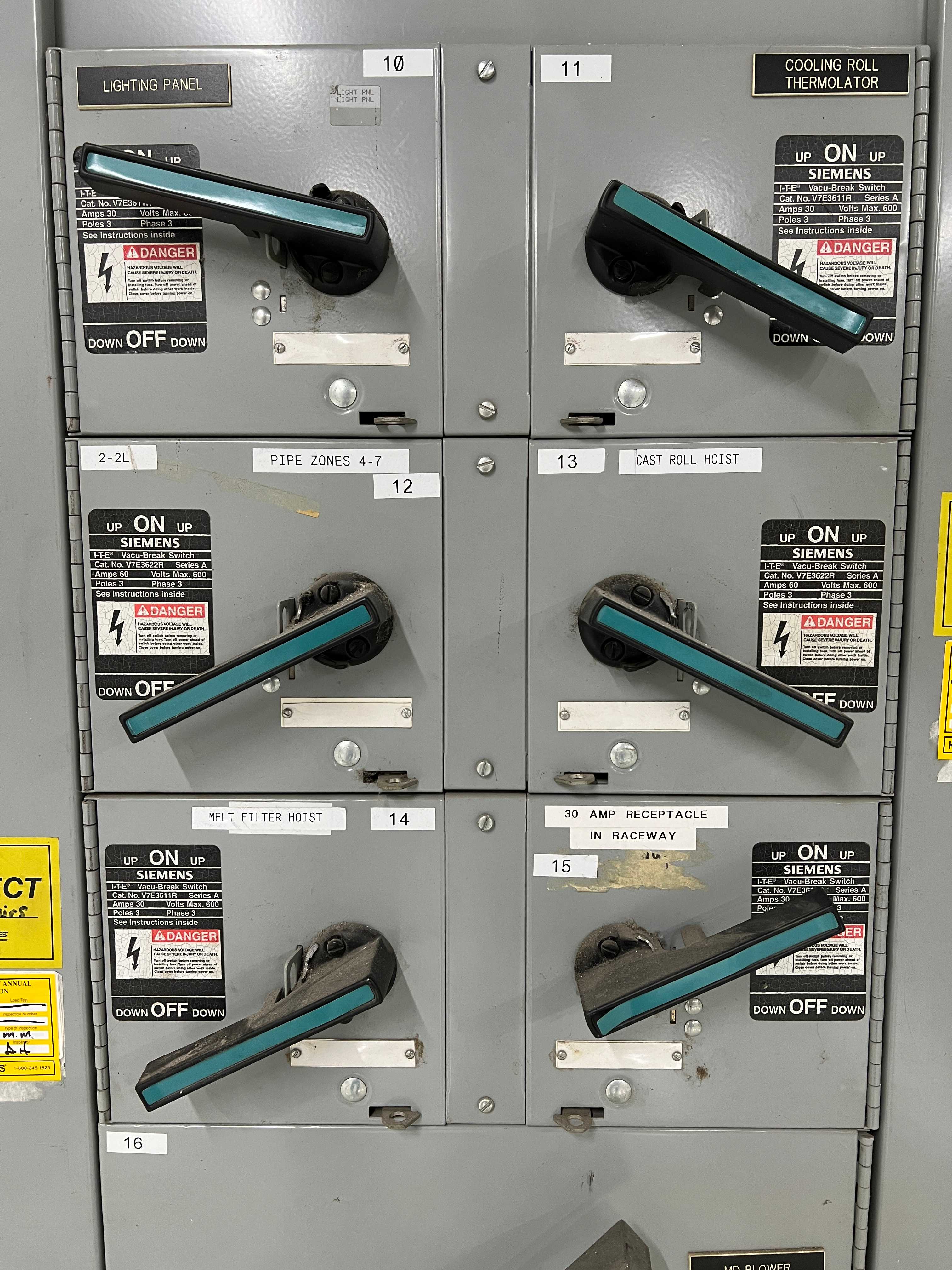 2002 SIEMENS SB SWITCHBOARD - AUTOMATION & CONTROLS