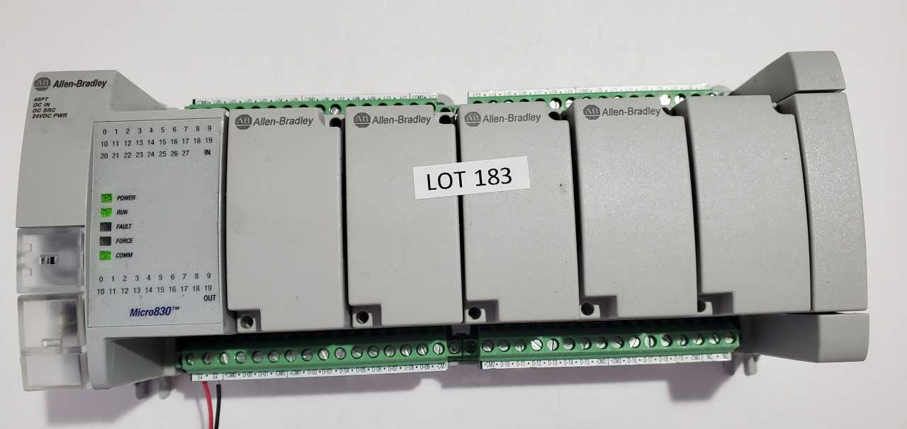 Allen Bradley Micro 830 2080-LC30-48QBB PLC - AUTOMATION & CONTROLS Allen Bradley Micro 830 2080-LC30-48QBB PLC - AUTOMATION & CONTROLS